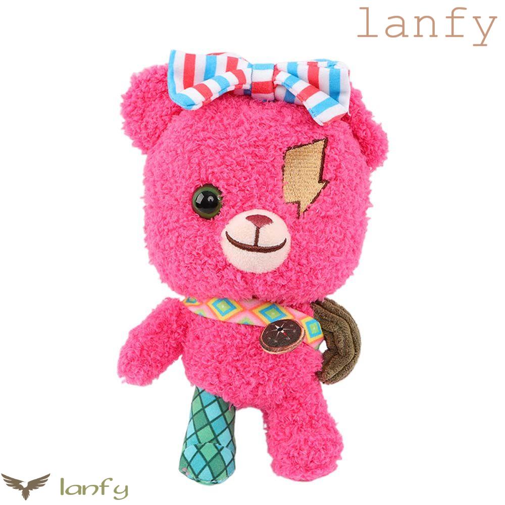 LANFY Thỏ Nhồi Bông Cotton Mềm Màu Cầu Vồng Trang Trí Halloween