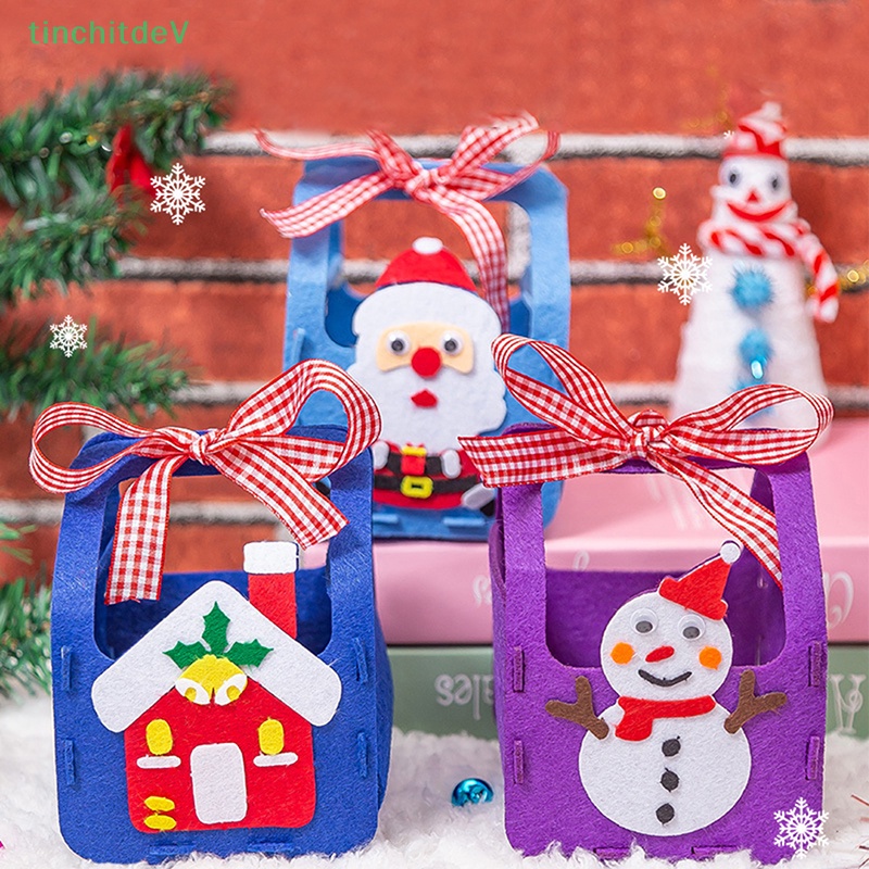 [TinchitdeV] Túi Đựng Kẹo Đồ Chơi Hình Quả Táo Trang Trí Giáng Sinh DIY Sáng Tạo Cho Trẻ Em [Mới]