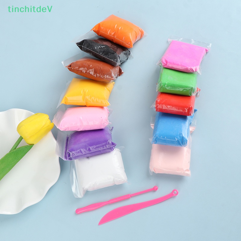 Đồ Chơi Đất Sét Khô Nhiều Màu Sắc 12 Màu Tùy Chọn DIY Dành Cho Trẻ Em