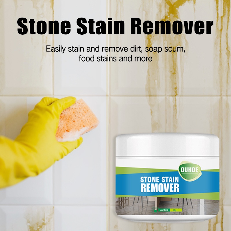 Pstars Stone Stain Remover, Stone Cleaning Powder Oil Stain Cleaner For Kitchen Hot heby1