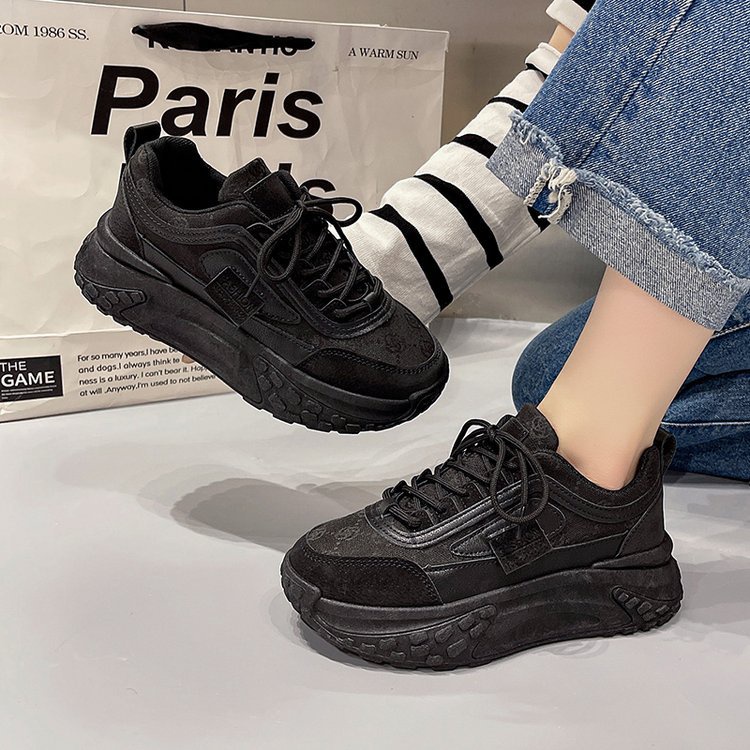 Giày Thể Thao Canvas Thời Trang Cho Nữ#039; S Giày Thể Thao Mũi Tròn Đế Dày Phong Cách Pháp Thời Trang Xuân Hè 2023 Mới