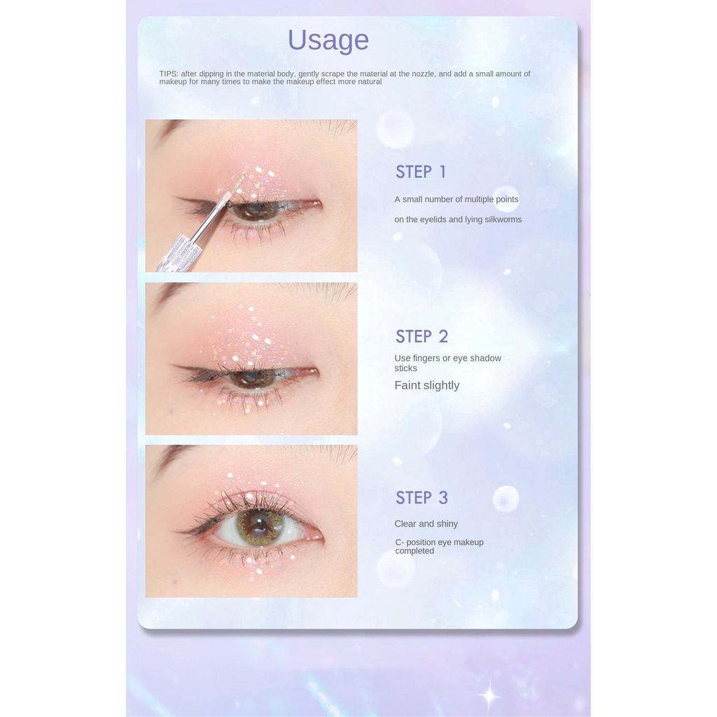 Phấn Mắt Dạng Giọt Ánh Ngọc Trai Lấp Lánh Chống Thấm Nước Và Mồ Hôi Không Phai Màu Lâu Trôi 4 Màu Lựa Chọn