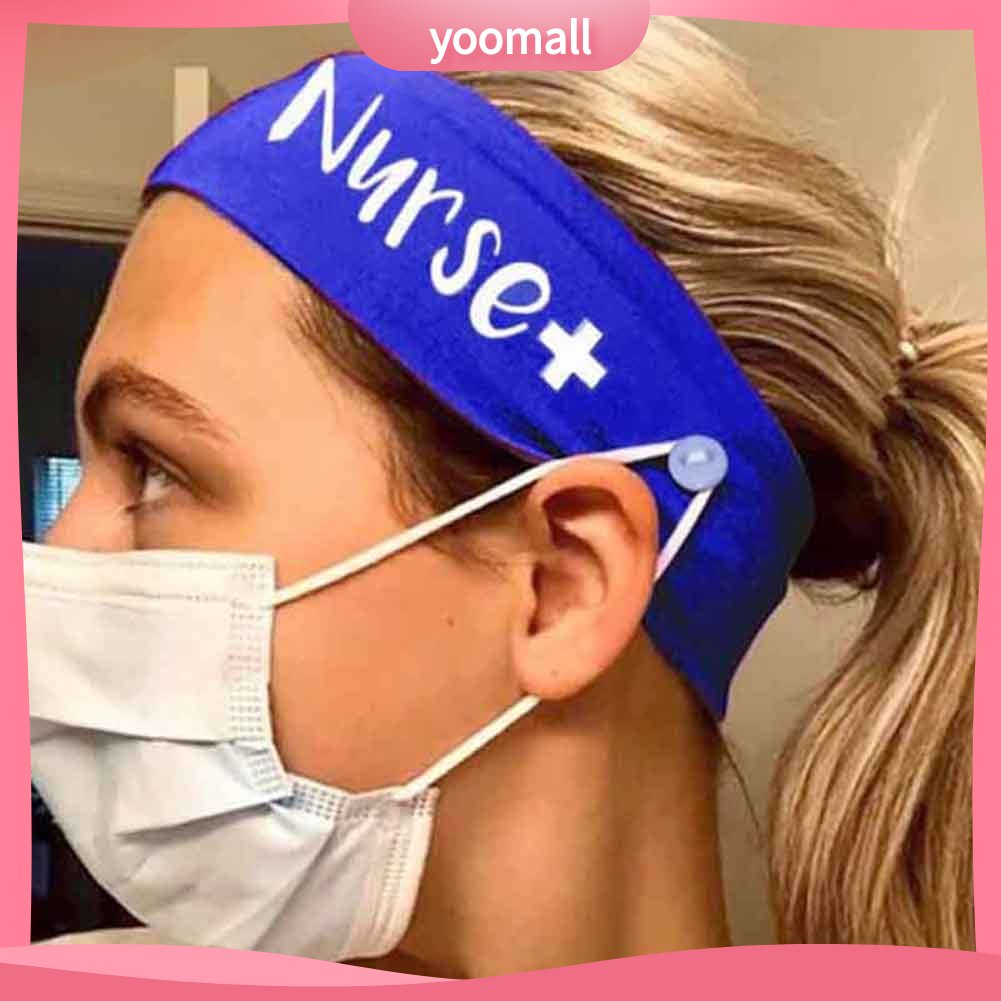 Băng Đô Cài Tóc Co Giãn Mềm Mại Hỗ Trợ Tập Yoga / Chạy Bộ