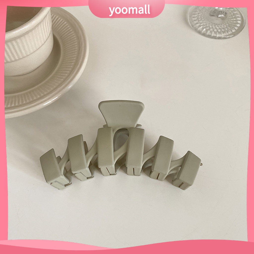 Kẹp Tóc Đuôi Ngựa Bằng Nhựa Màu Sắc Đơn Giản