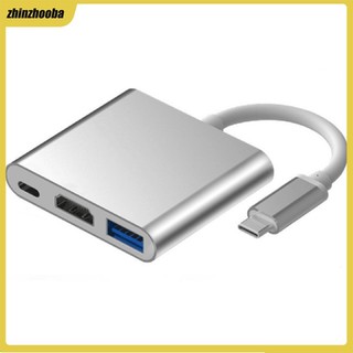Fs Bộ Chuyển Đổi Sạc Usb 3.0 Type c Sang Hdmi 3.1 3 Trong 1 Cho Mac Air Pro Huawei Mate10
