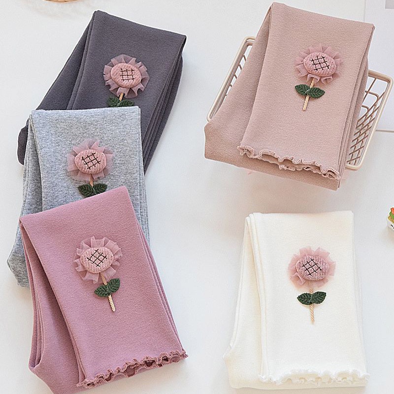 Iq Quần Legging cotton Mỏng Phong Cách Mùa Thu Mới Cho Bé Gái