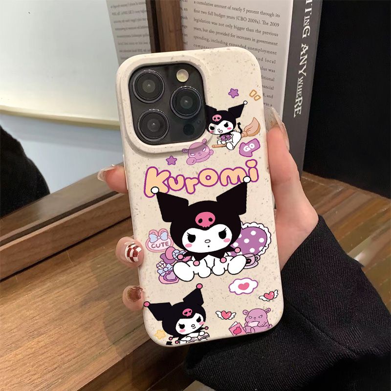 Ốp Điện Thoại Mềm Chống Sốc Kiểu Dáng Đơn Giản Cho Iphone 138 Kuromi 11 14Promax 12Plus 7 NP4J