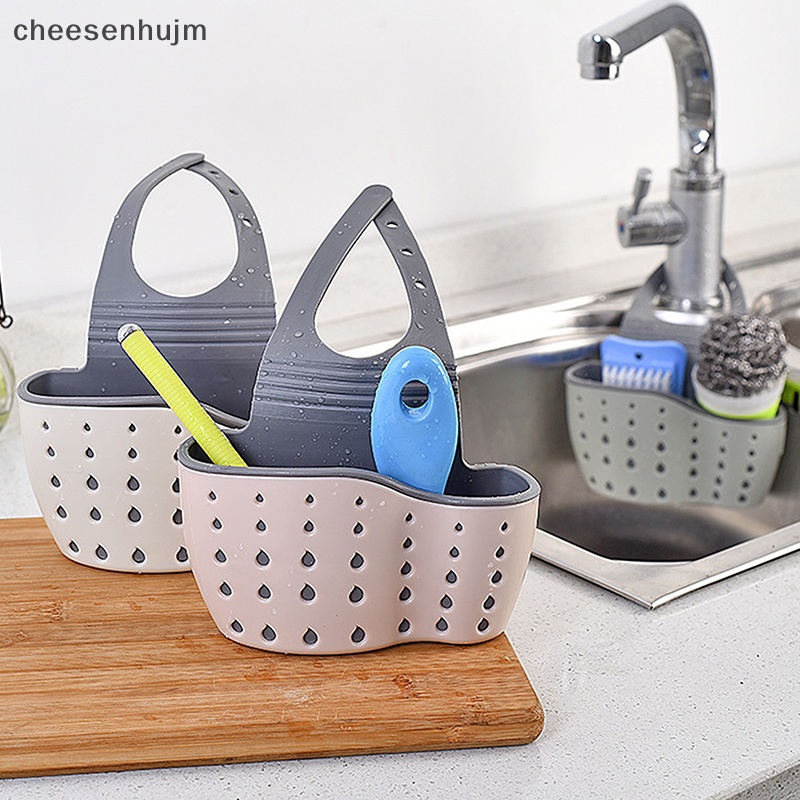 Giá Đựng Mút Rửa Chén / Xà Phòng Bằng Cao Su Pp Có Giác Hút Tiện Dụng Cho Nhà Bếp / Toilet