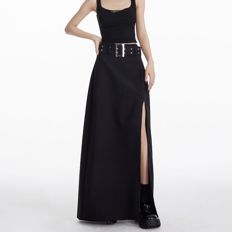 Chân váy Chân váy jean Chân Váy Bò váy nữ Chân Váy Chữ A 2023 New Style JL0713010