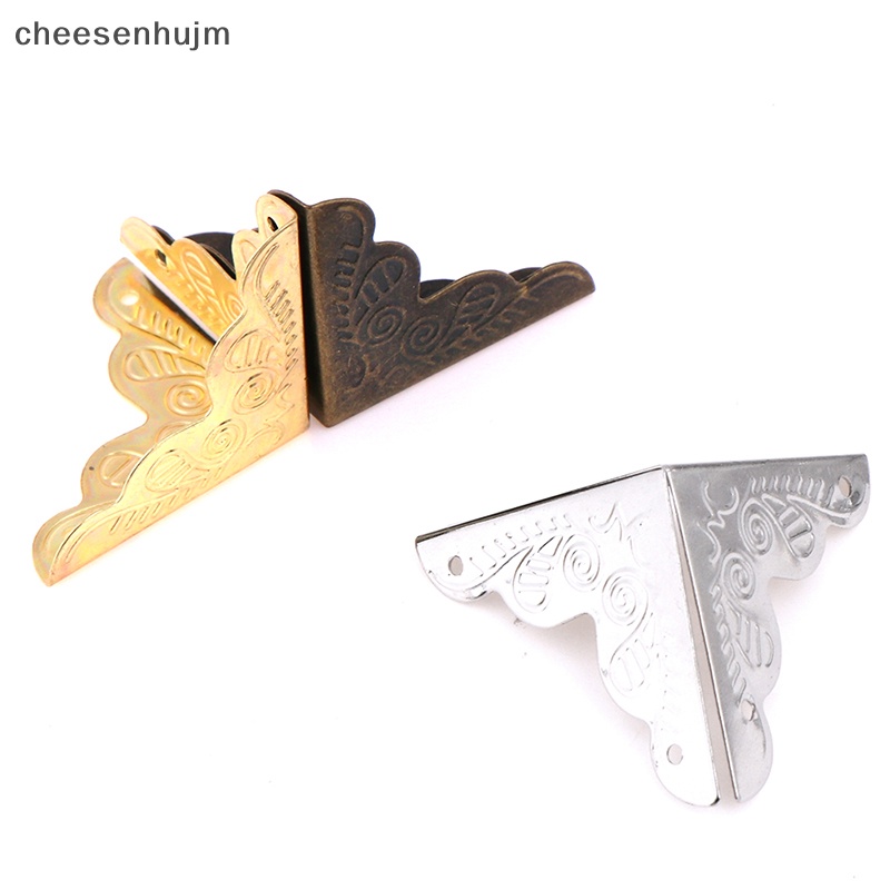 Bộ 10 Miếng Bọc Góc Hộp Trang Sức Phong Cách Cổ Điển 25X25Mm