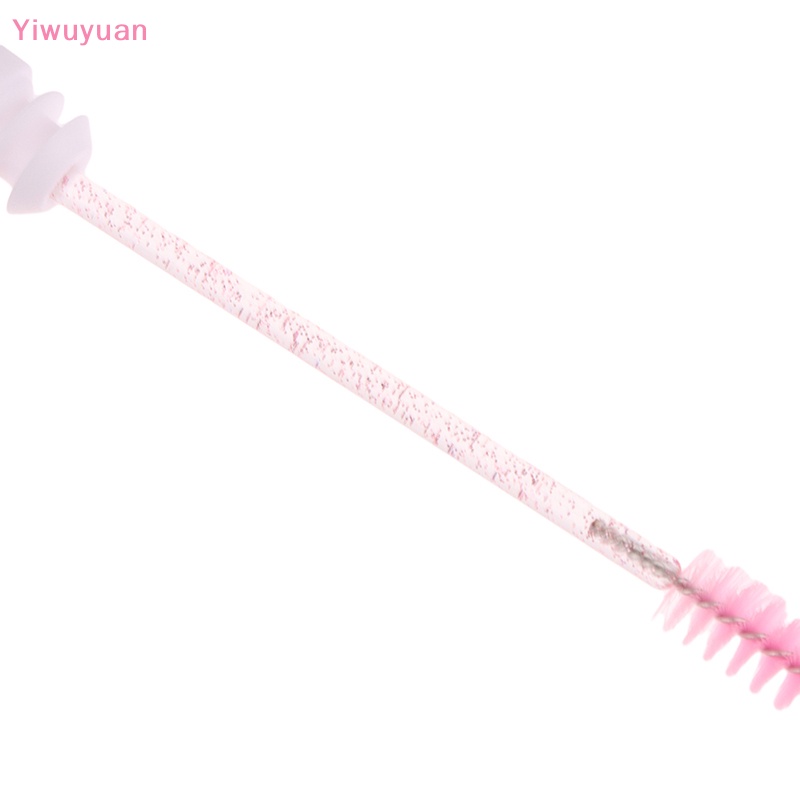 < Yiwuyuan > 10 Ống Cọ Chải Lông Mày Chống Bụi Thay Thế Tai Thỏ Pha Lê Cá Nhân Có Thể Tái Sử Dụng