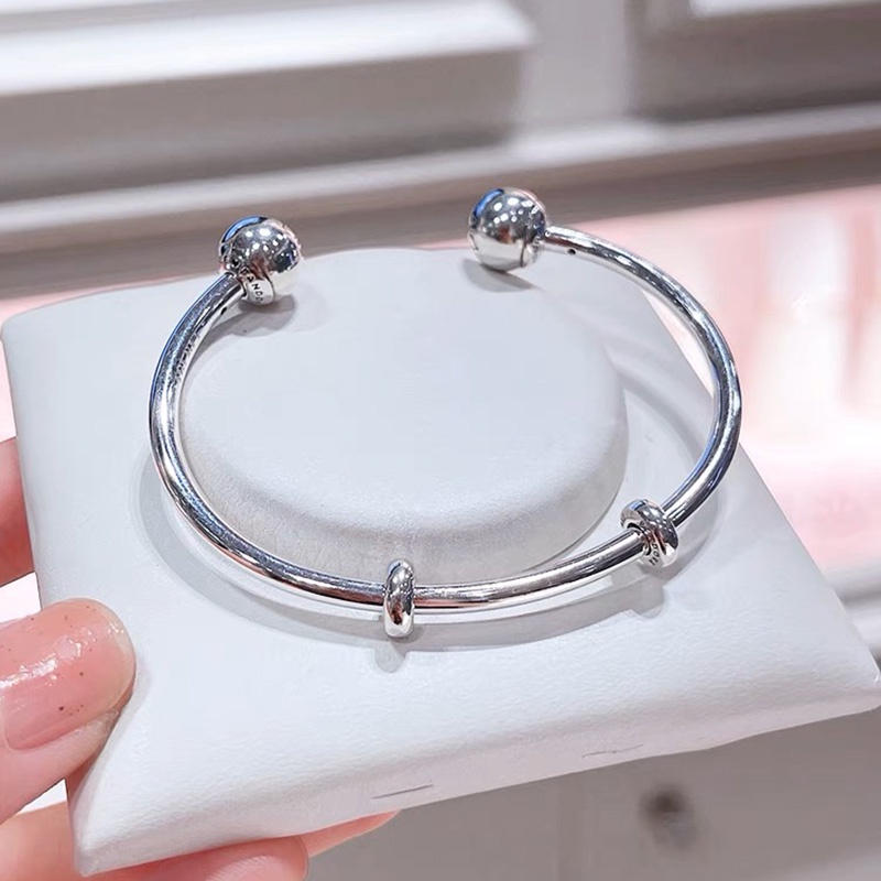 Vòng Tay Mạ Bạc 925 Thiết Kế Đơn Giản Thời Trang