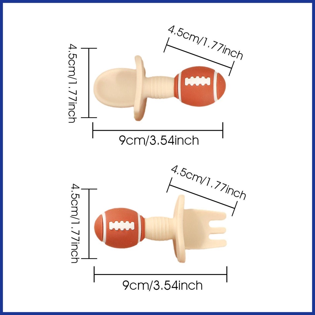Đĩa Ăn Chia Ngăn Bằng Silicone Hình Bóng Bầu Dục Cho Bé