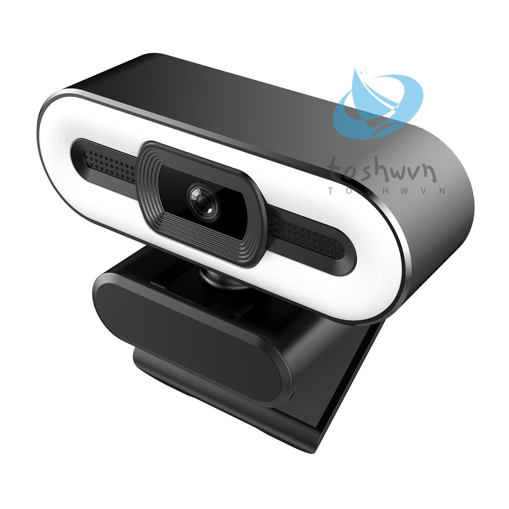 Webcam Full HD 1080P Có Vòng Đèn Cố Định Tích Hợp Micro USB Chuyên Dụng Cho Máy Tính Để Bàn / Laptop | BigBuy360 - bigbuy360.vn