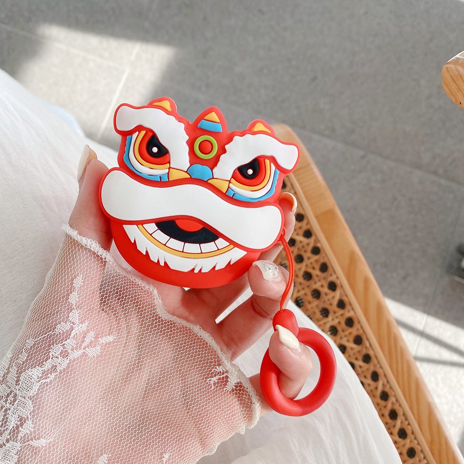 Vỏ Bảo Vệ Hộp Sạc Tai Nghe Samsung Galaxy buds live / buds 2 / buds2pro Bằng Silicon Họa Tiết Hoạt Hình Vui Nhộn