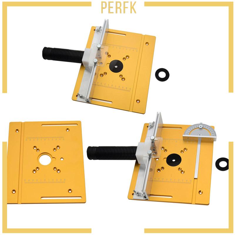 Tấm Định Tuyến Bằng Nhôm 20cmx24cm / 7.87inchx9.45inch Chuyên Dụng Cho Máy Cưa Bàn