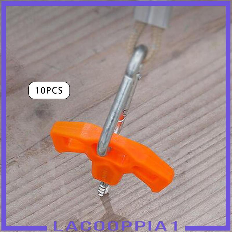 Bộ 10 Đinh Vít Ba Mắt Khối Lượng Nhẹ Dùng Cắm Trại / Leo Núi / Câu Cá