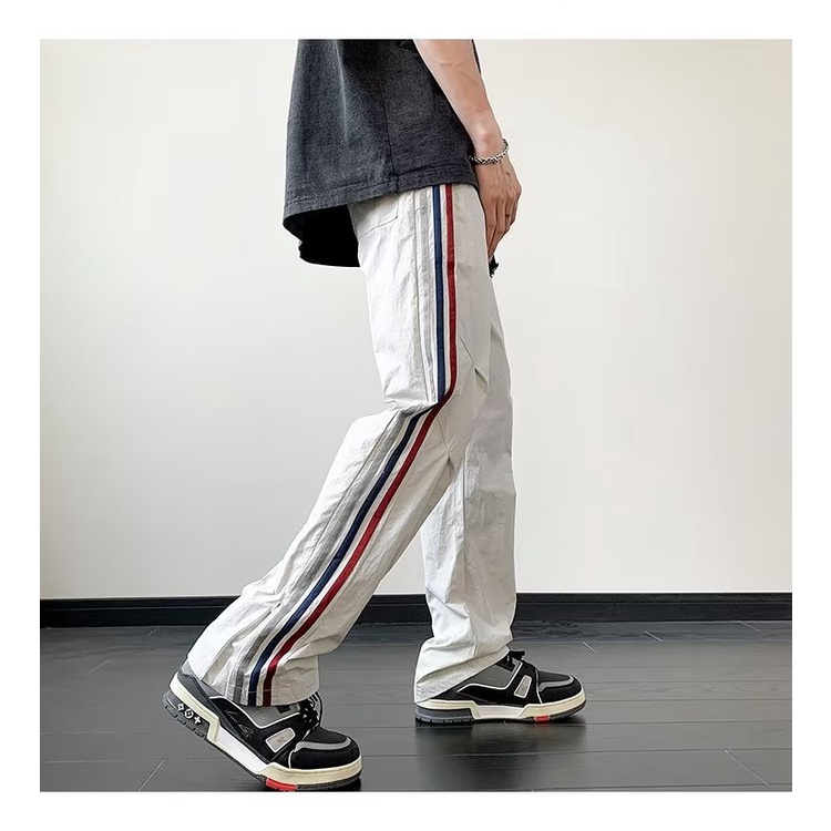 Quần Dài Bằng Nylon Mỏng Mềm Mại Khô Nhanh Phong Cách Đường Phố Mỹ