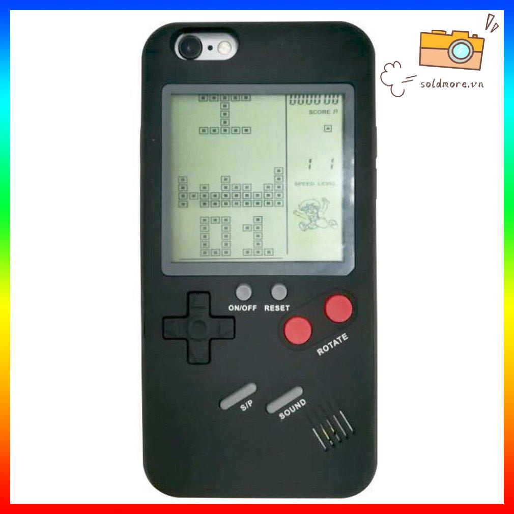 Vỏ Chơi Game Trò Chơi Điện Tử Tương Thích Trò Chơi Cổ Điển Chống Sốc Gameboys Mini Retro 3D Điện Thoại Vỏ Cho IPhone 11