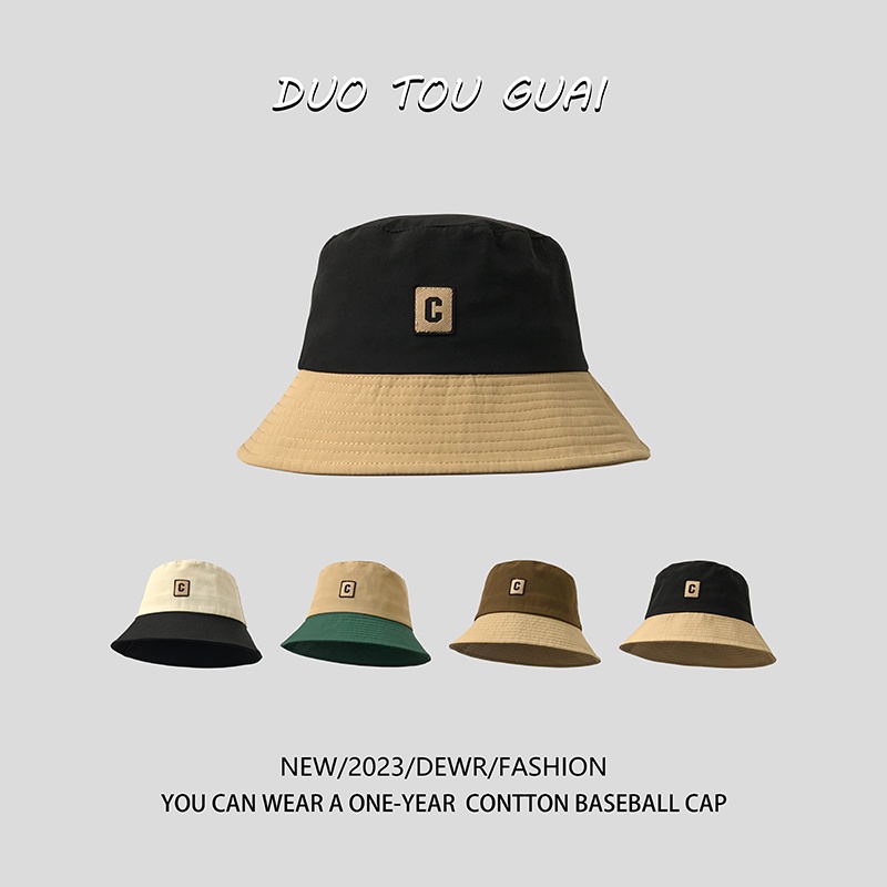 Nón Tai Bèo In Chữ C Màu Sắc Thời Trang Xuân Hè Phong Cách Nhật Bản Cho Nữ