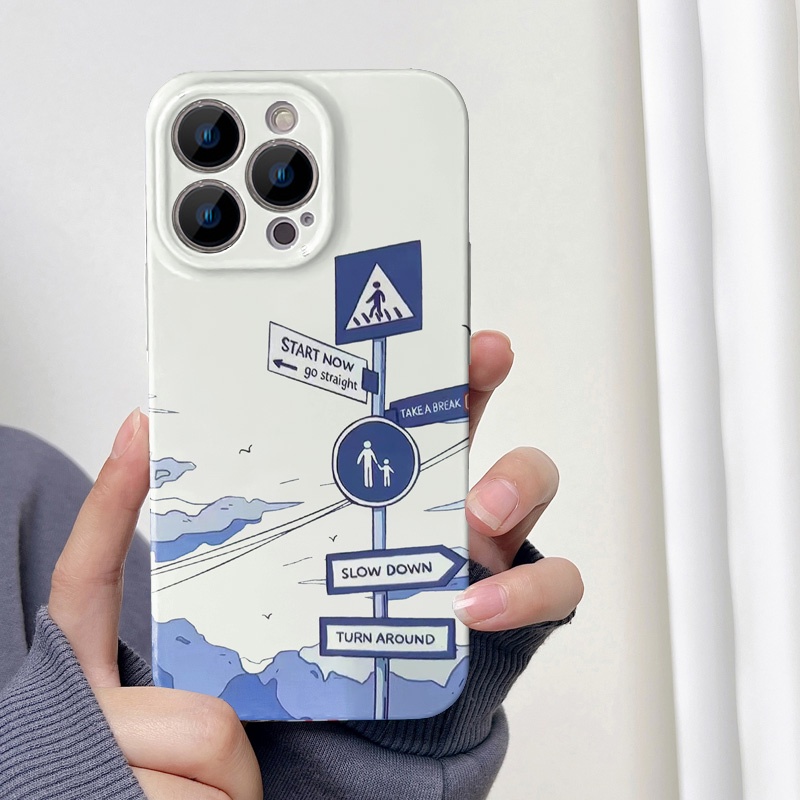 Ốp Điện Thoại Cứng Hình Phong Cảnh Cho iPhone 14 Pro Max 14Pro 14Plus 13 13Pro 12 Mini 12Pro 11 11Pro X XR Xs XsMAX 7 8 Plus