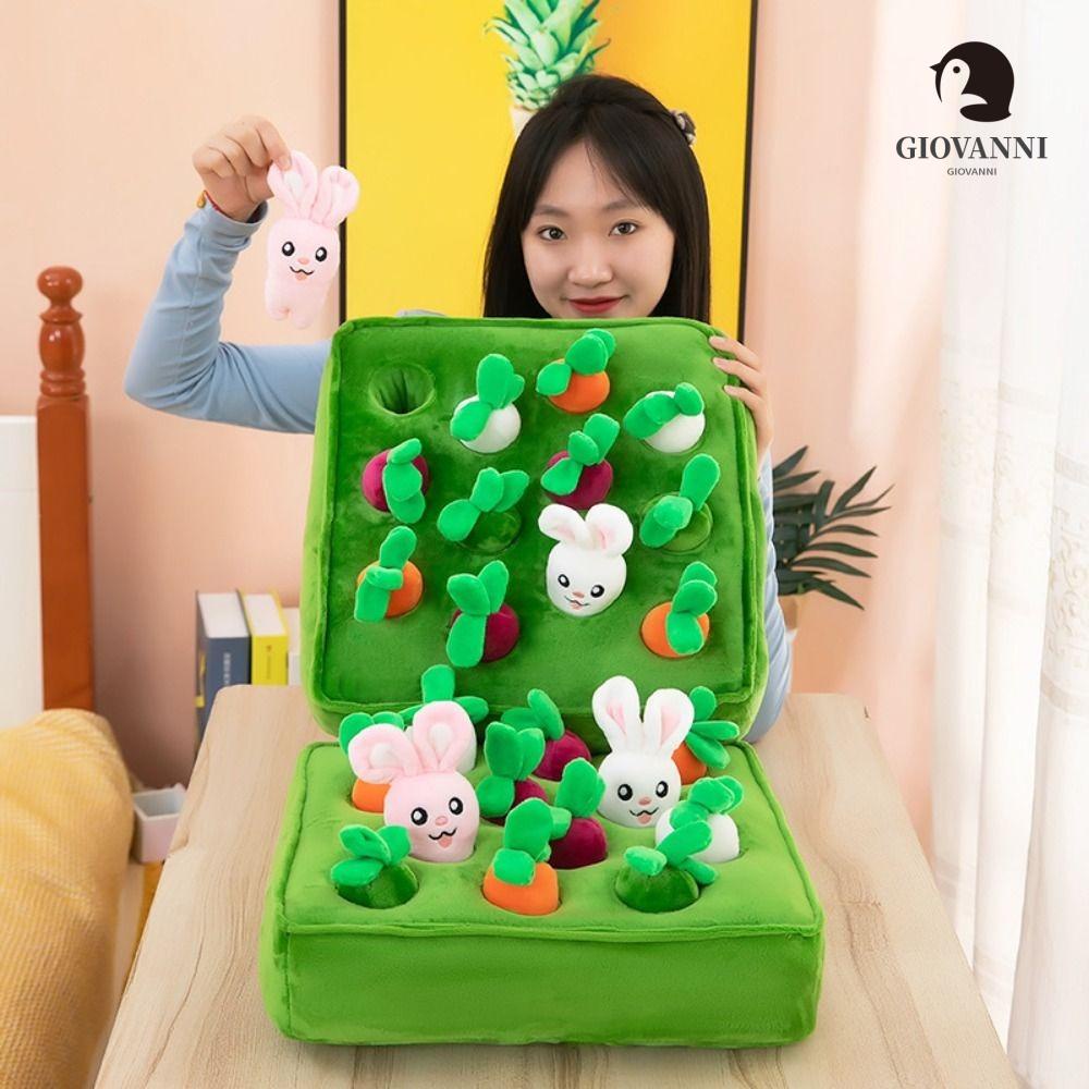 Củ Cà Rốt Nhồi Bông Mềm Mại Trang Trí Nhà Cửa