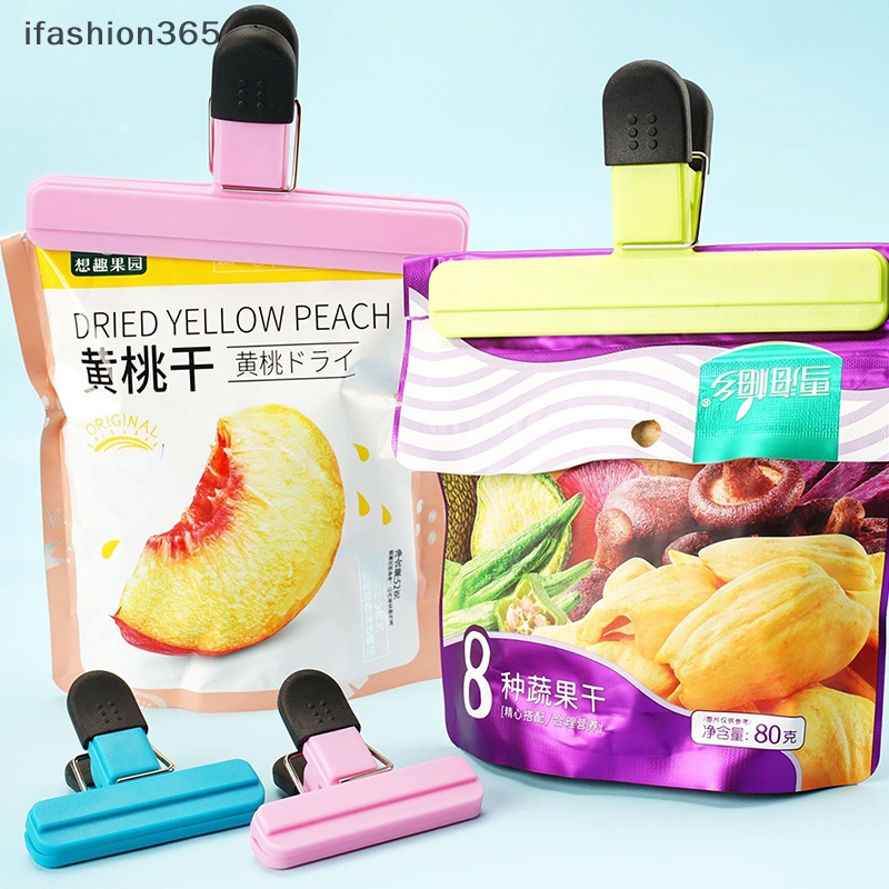 Kẹp Nhựa Niêm Phong Túi Thức Ăn Chống Ẩm Tiện Dụng Cho Nhà Bếp ifashion365
