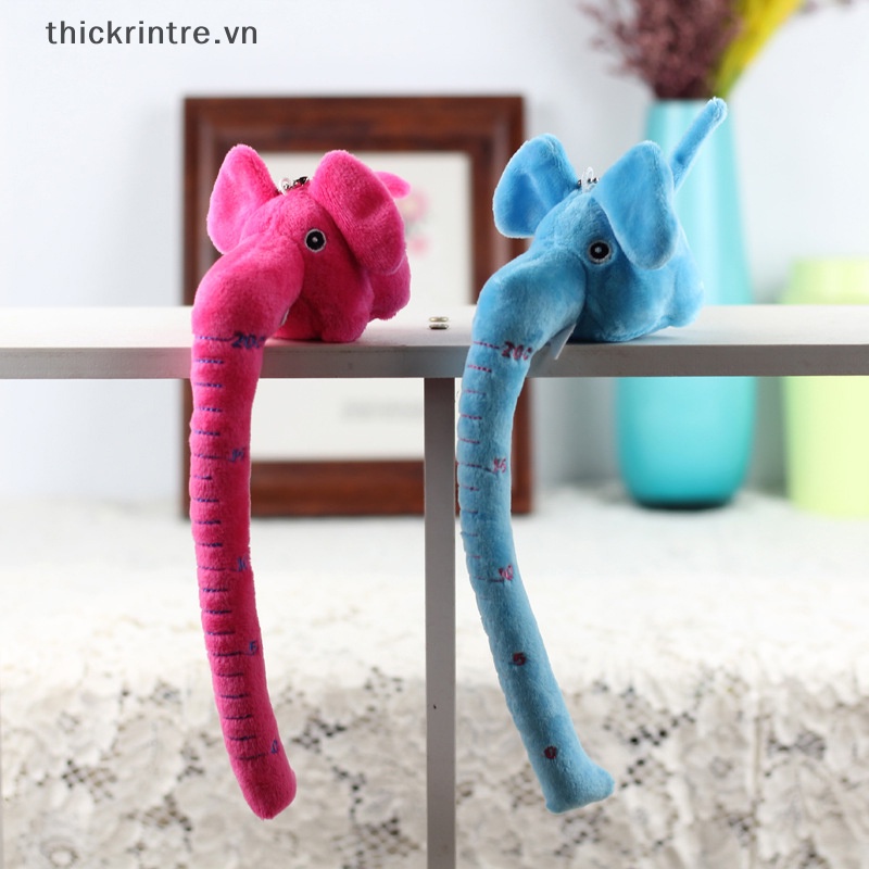 Đồ chơi nhồi bông Hình Voi Mũi Dài Đáng Yêu Treo Móc Khóa / Ba Lô / Móc Khóa Trang Trí