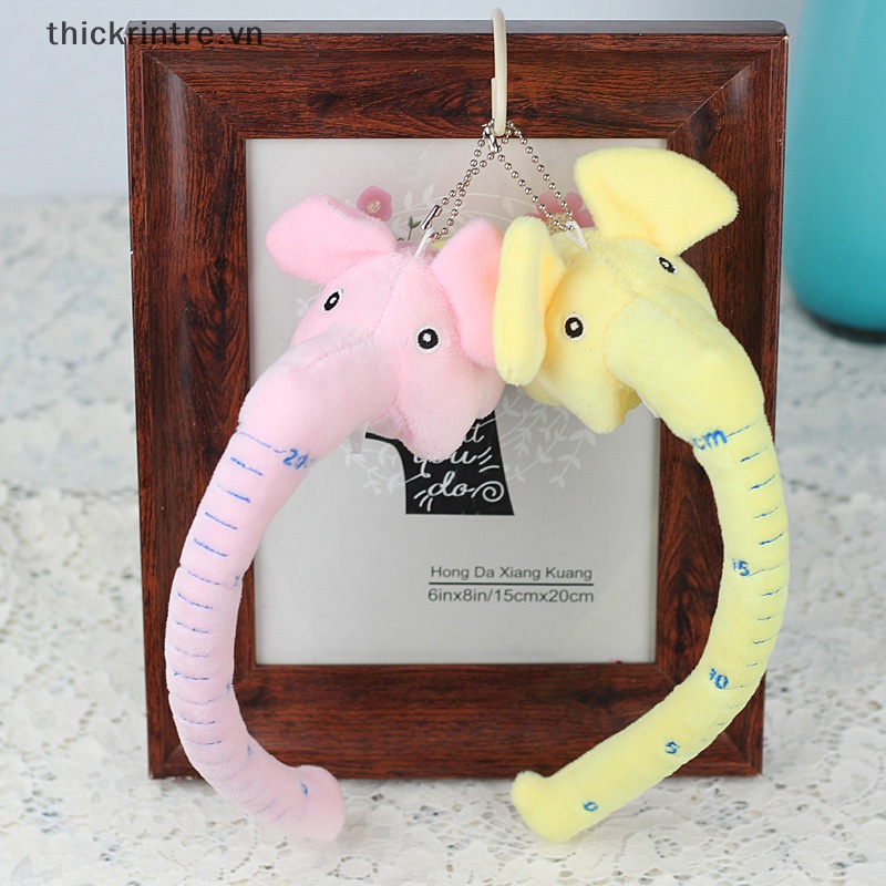 Đồ chơi nhồi bông Hình Voi Mũi Dài Đáng Yêu Treo Móc Khóa / Ba Lô / Móc Khóa Trang Trí
