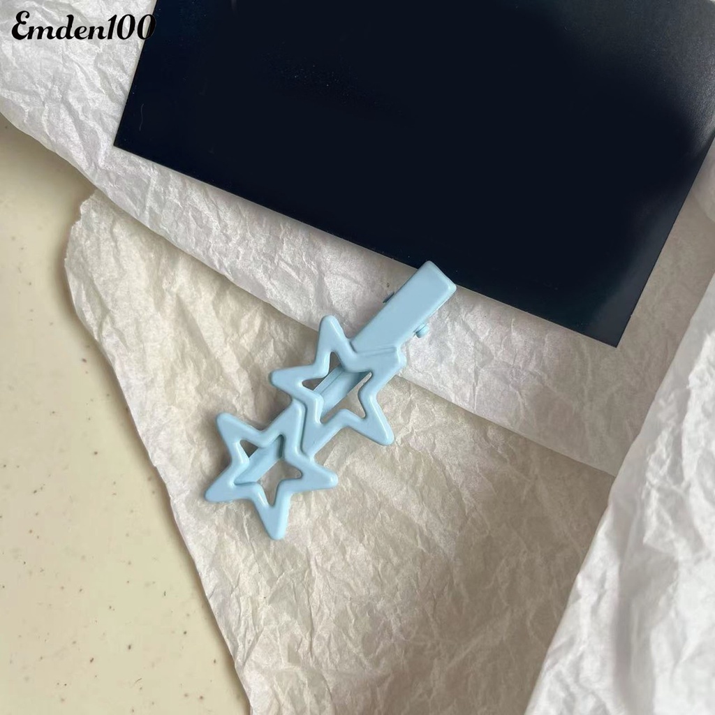 Kẹp Tóc Nữ Hình Ngôi Sao Màu Sắc Tươi Sáng