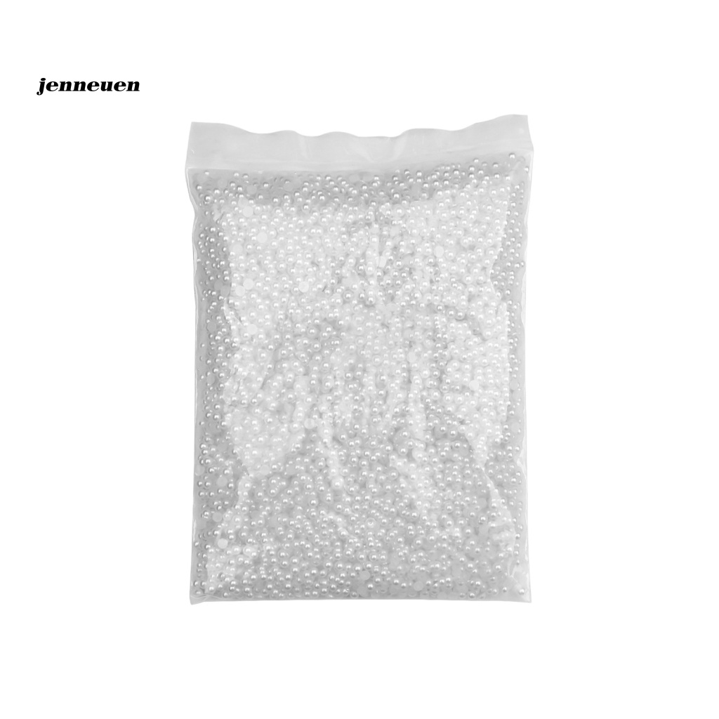 1 Túi Hạt Ngọc Trai Giả Tròn Trang Trí Móng Tay