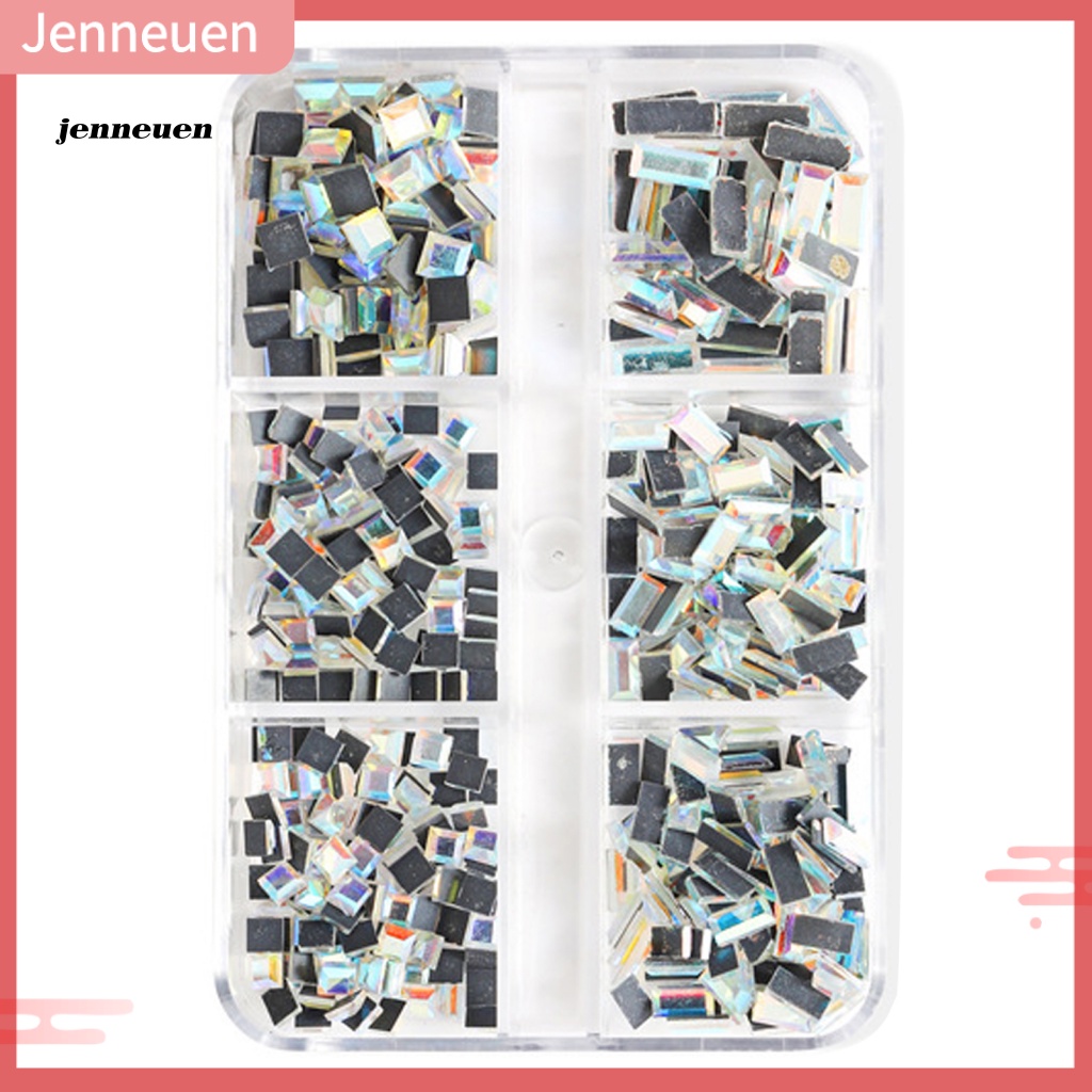 1 Hộp Hạt Pha Lê Nhiều Màu Trang Trí Móng Tay