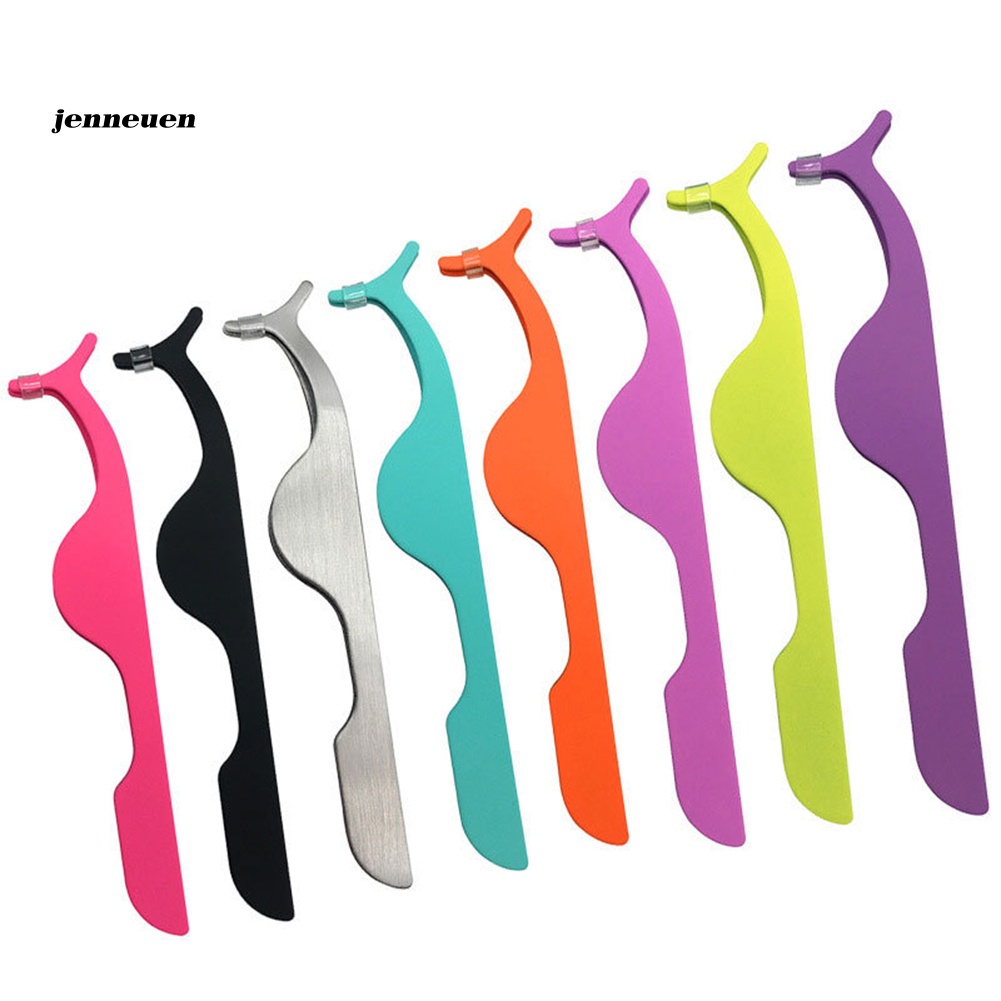 Bộ 2 Nhíp Gắp Lông Mi Bằng Thép Không Gỉ Tiện Dụng