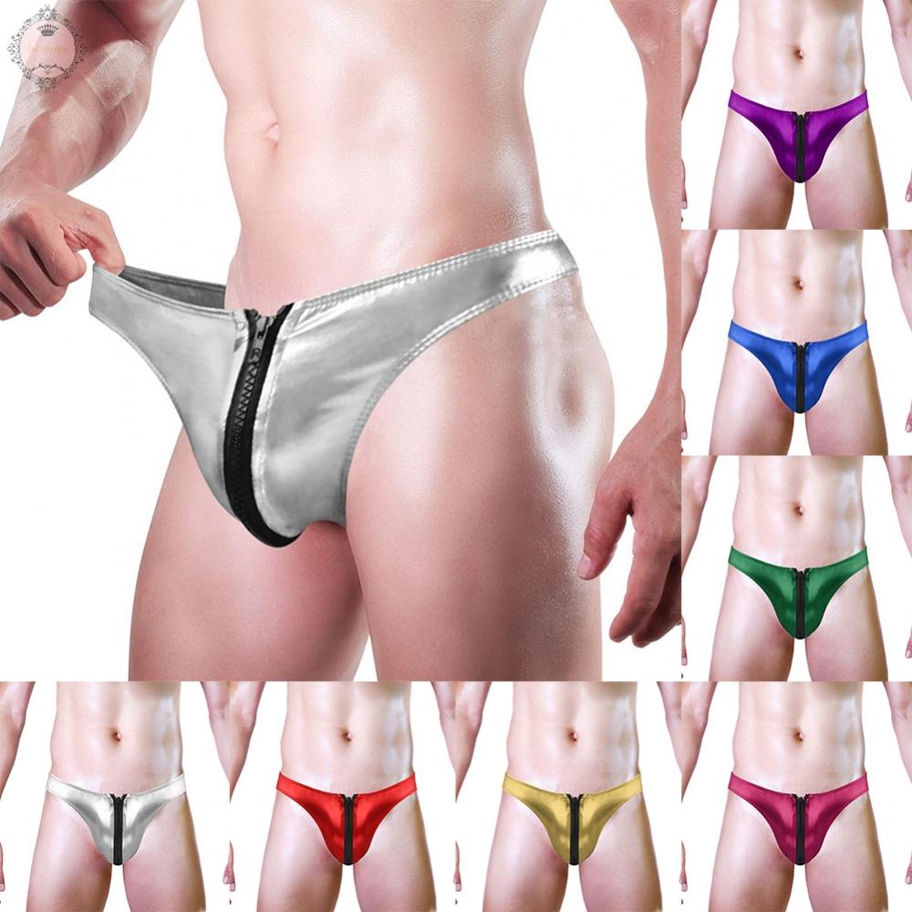 Men Underwear Underpants Breathable Comfortable Flex Leather Leightweight