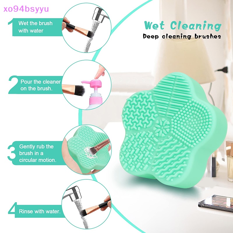 1 Miếng Silicon Vệ Sinh Cọ Trang Điểm xo94bsyyu
