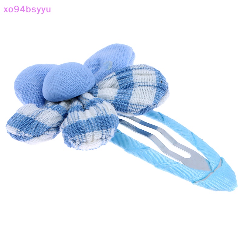 1 Cặp Kẹp Tóc Xo94Bsyu Họa Tiết Hoa Đơn Giản Đáng Yêu Cho Bé Gái