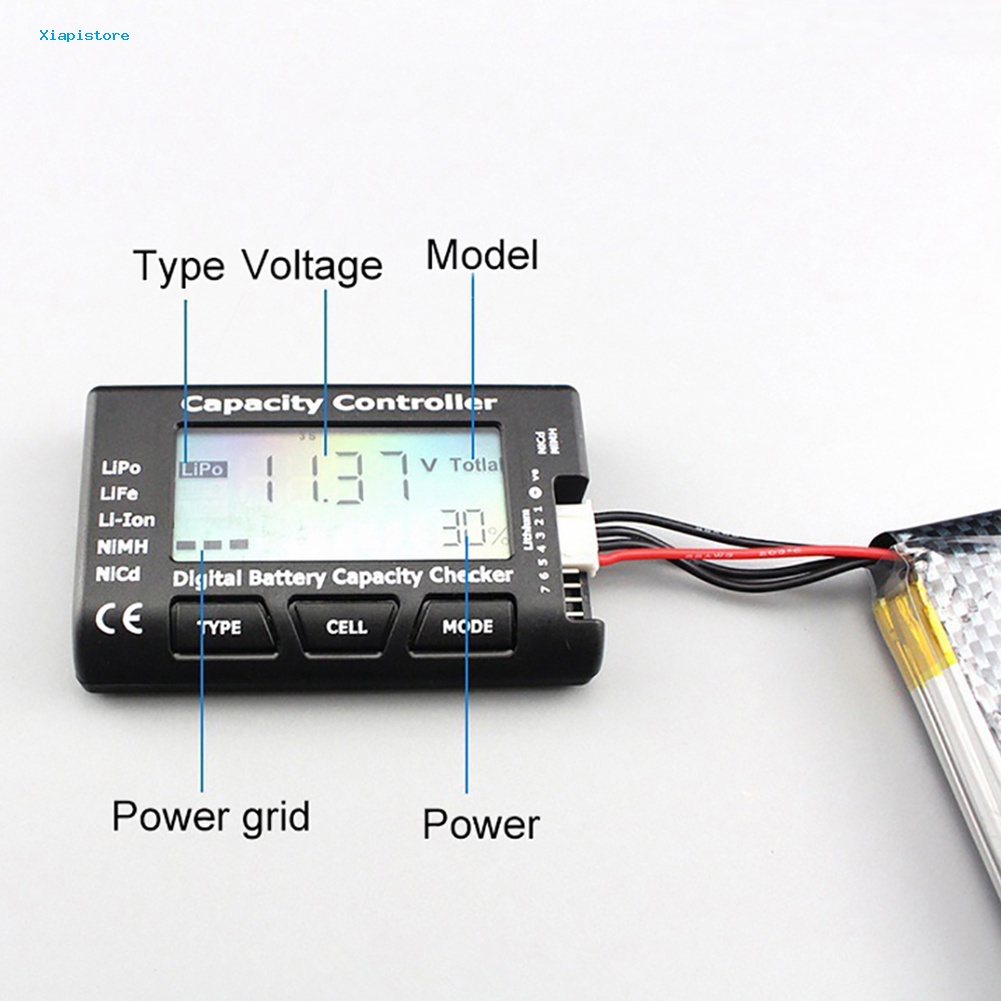 Thiết Bị Kiểm Tra Dung Lượng Pin Kỹ Thuật Số Cho Lipo Li-ion NiMH
