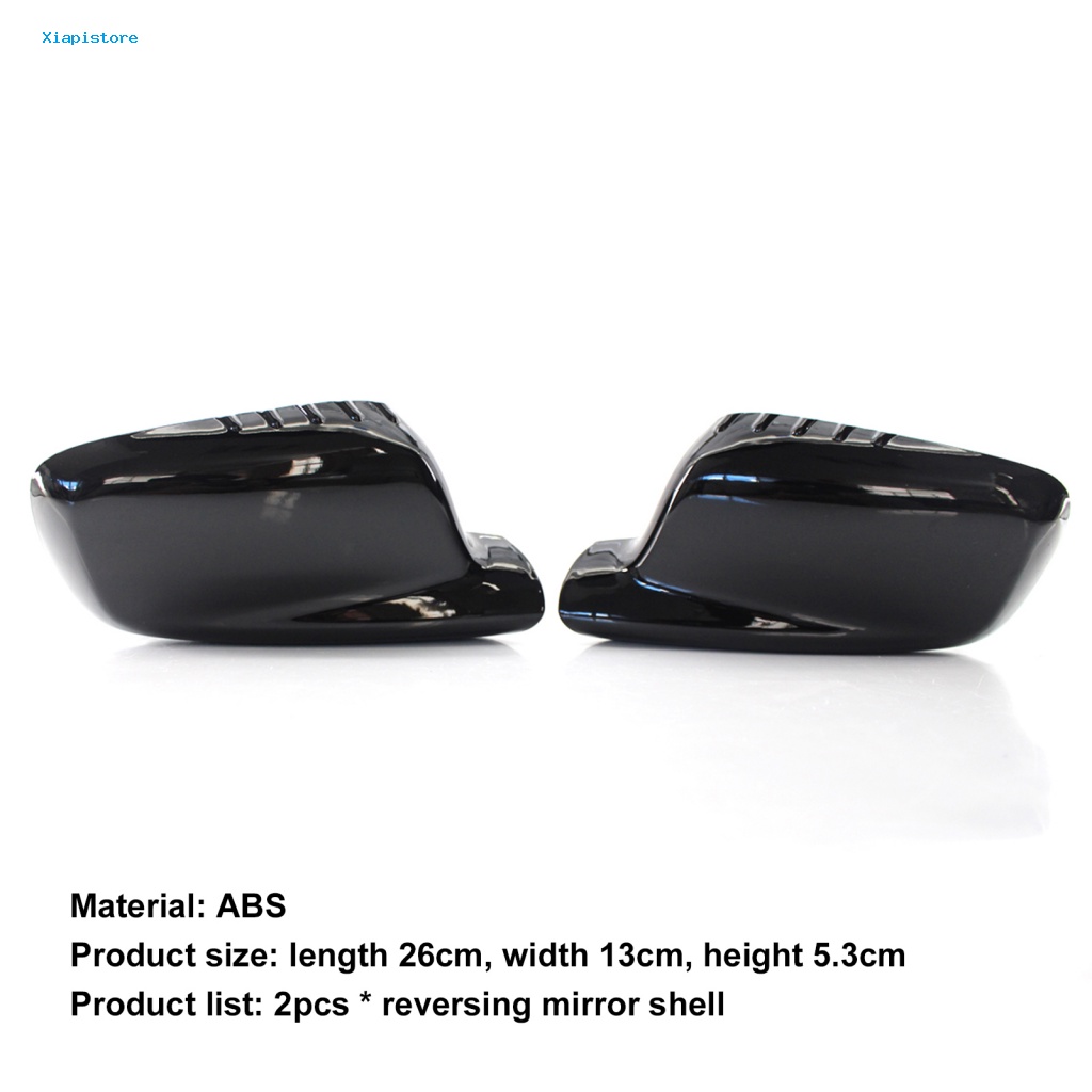 1 Cặp Ốp Gương Chiếu Hậu Màu Đen Bóng Cho Xe Hơi 51167074236 51167074235 Bộ 2 Tay Nắm Cửa 2 Cửa Chuyên Dụng Cho BMW 3 Series E46 E46