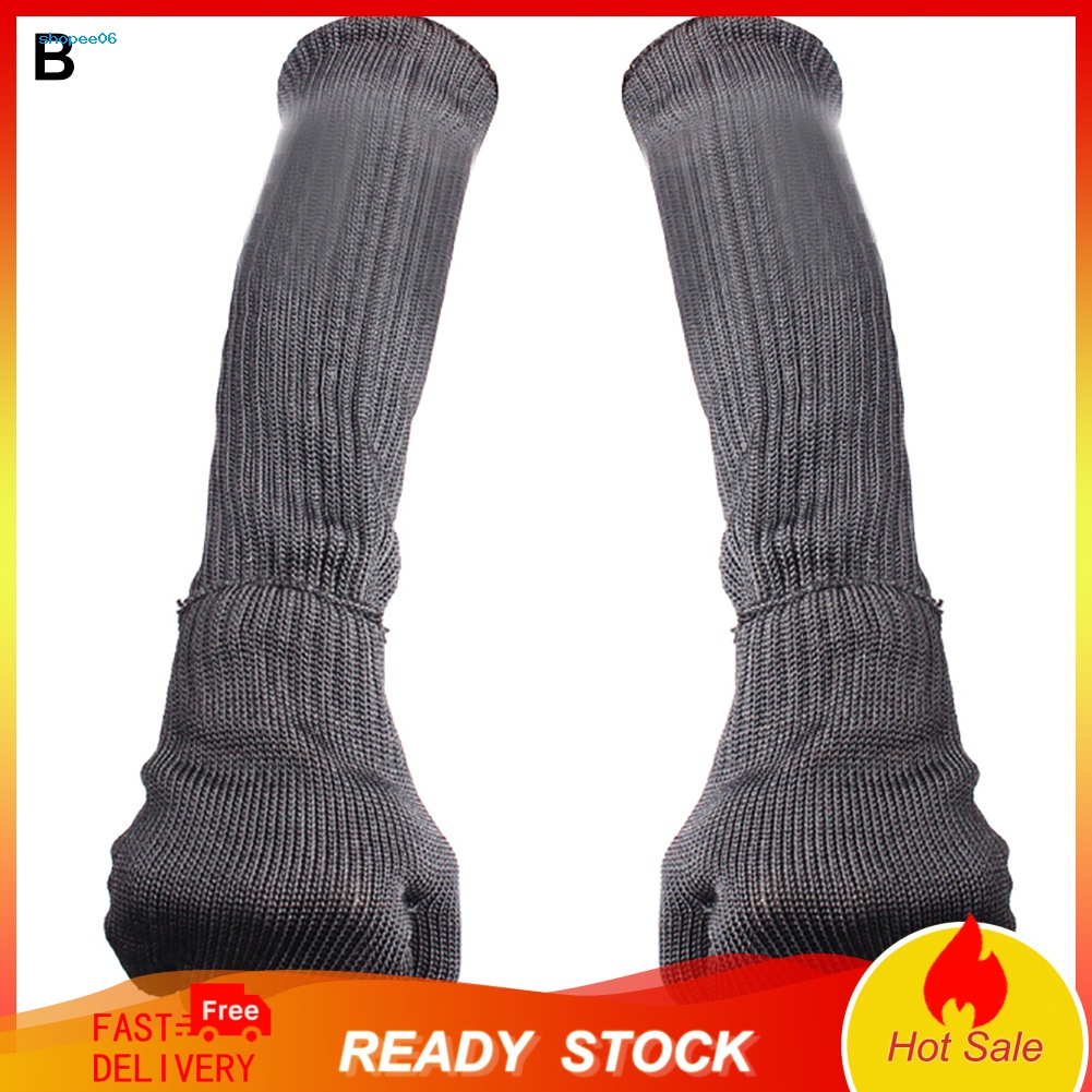 Bộ 2 Ống Bảo Vệ Cánh Tay Bằng Thép Không Gỉ 5 Mức Độ An Toàn Chống Đứt