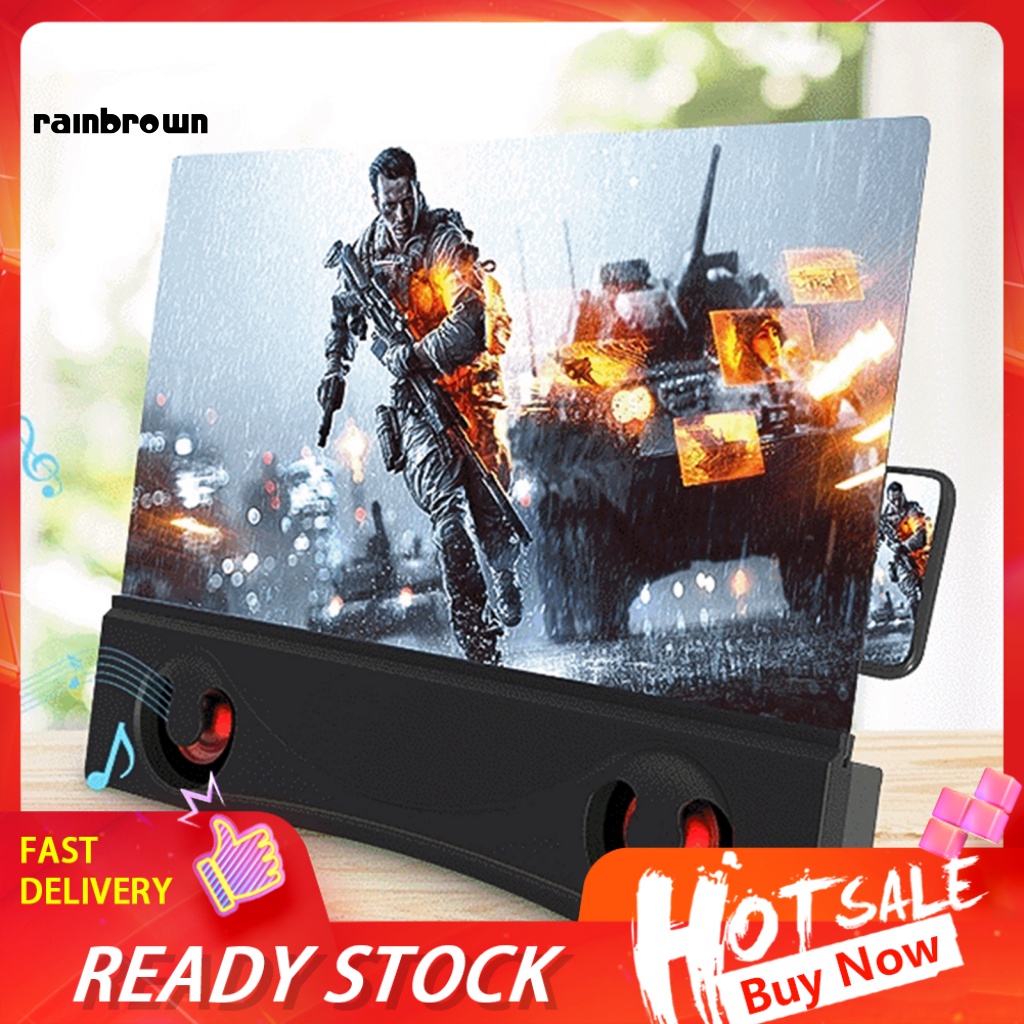 Bộ KhuếCh ĐạI MàN HìNh ĐiệN ThoạI 12-inch VớI Loa Bluetooth Cho Xem TV