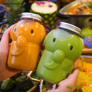 Bình đựng nước in hình voi hoạt hình dễ thương