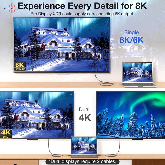 Dây Cáp Sạc Nhanh vip Usb 4.0 Hai Đầu 8k 40gbps Pd 240w Cho Thunderbolt 4