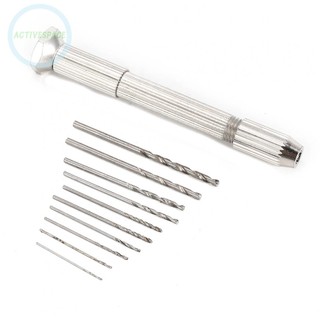 ⚡READYSTOCK⚡Hand Drill DIY Drill Bit For PCB/Crafts/Jewelry HSS Keyless Chuck Mini Tool