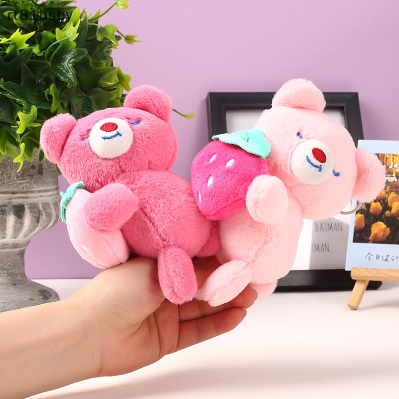 Móc Khóa Gấu Nhồi Bông Mềm Mại Đáng Yêu