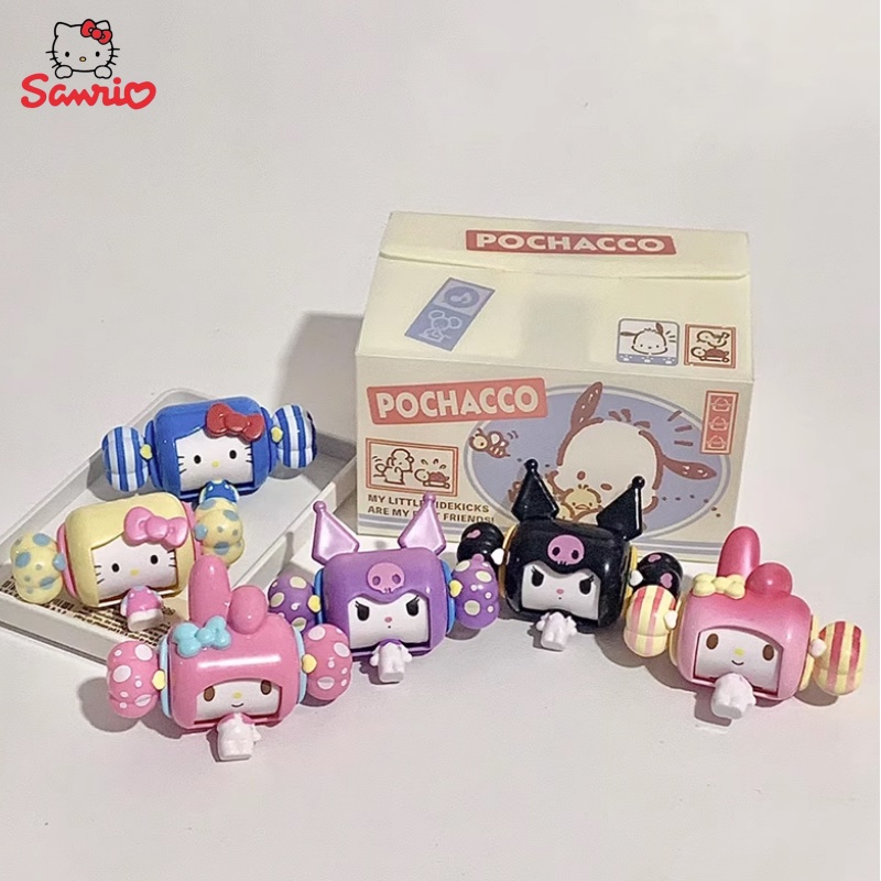 Mô Hình Búp Bê Sanrio Hello Kitty Dễ Thương Dùng Trang Trí
