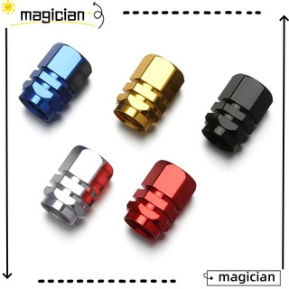 Set 4 Nắp Van Bánh Xe Hơi/Xe Máy/Xe Đạp Bằng Hợp Kim Nhôm Chống Nước 5 Màu Sắc