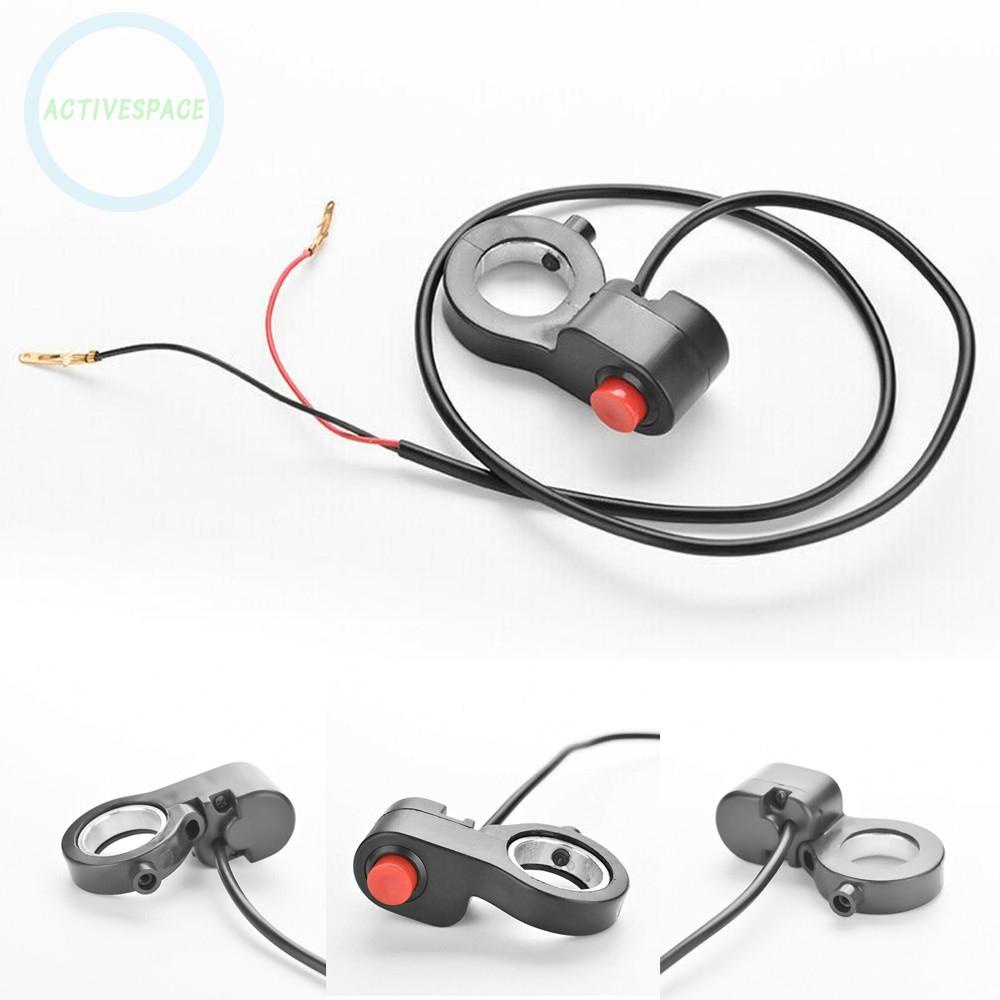 ⚡READYSTOCK⚡Motorcycle Horn Switch Universal 7/8\" Button E-Bike Handlebar Plastic