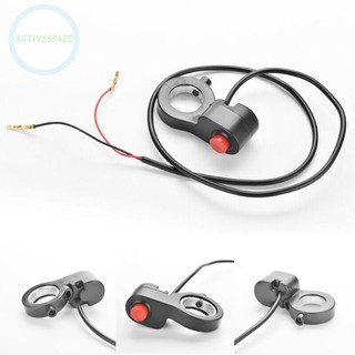 ⚡readystock⚡motorcycle horn switch universal 7/8\" button e-bike handlebar plastic