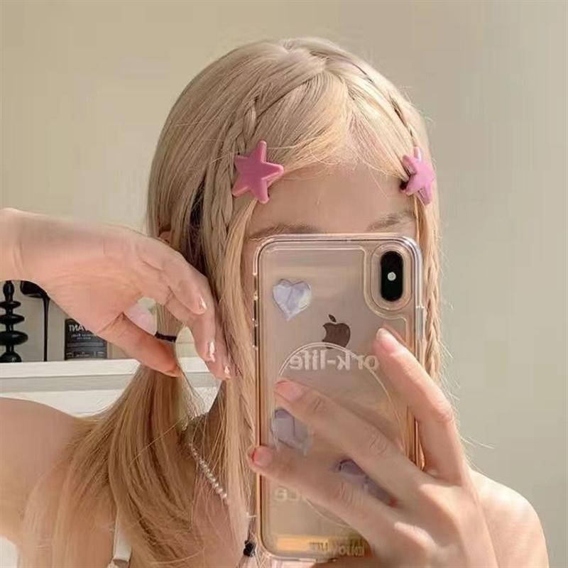 Bộ 10 Kẹp Tóc Đa Năng Hình Ngôi Sao / Trái Tim Dễ Thương Cho Nữ Y2K