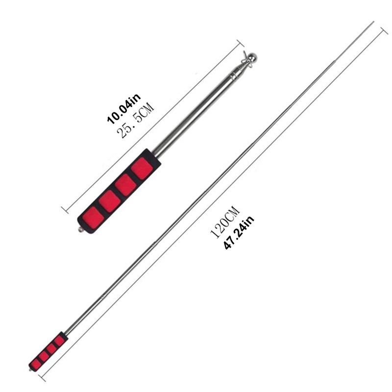 Gậy Hướng Dẫn Cờ Cầm Tay Có Thể Rút Lại 1.2M Cho Giáo Viên